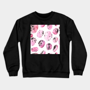 watercolor polka dots seamless pattern Crewneck Sweatshirt